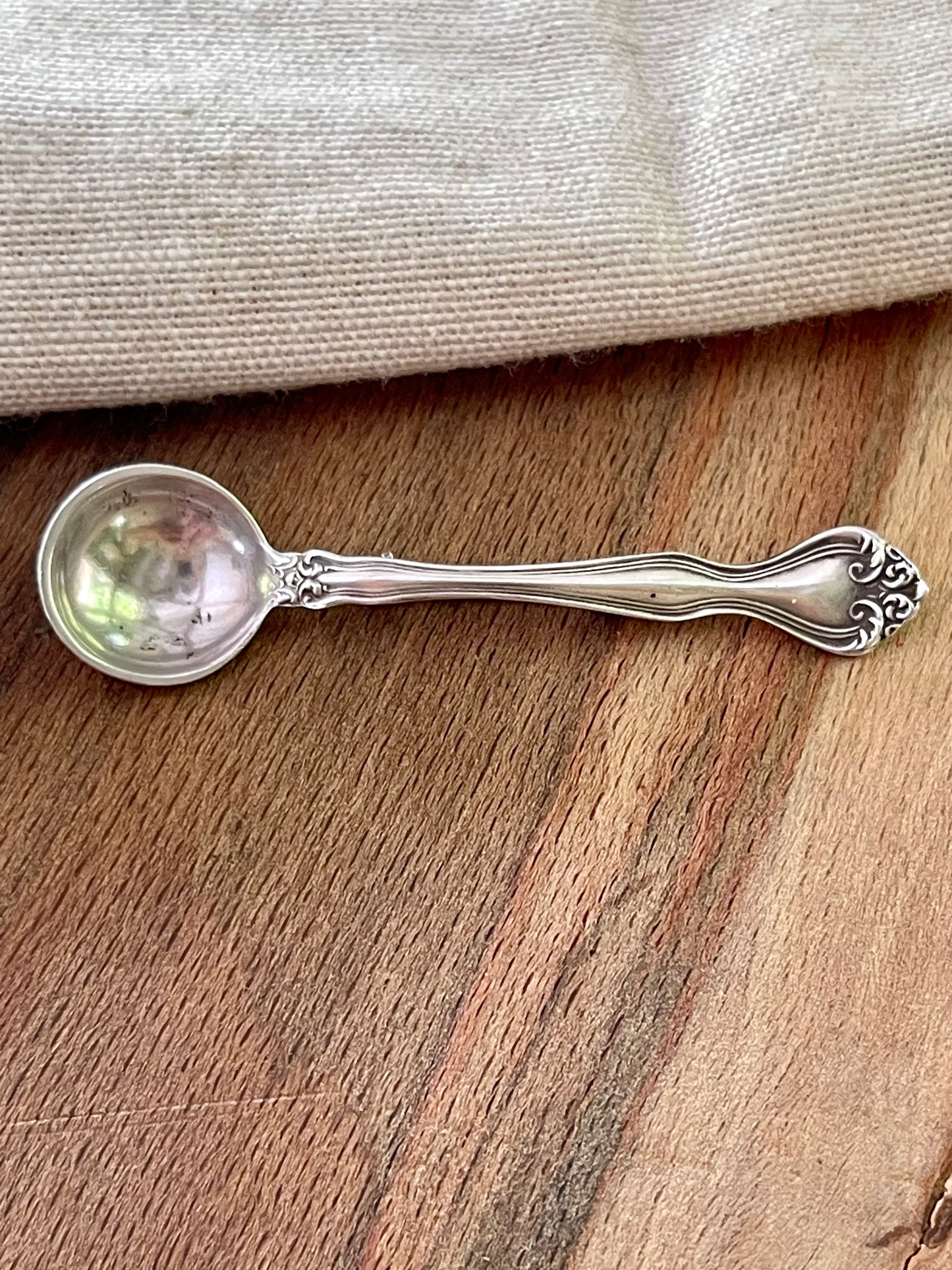 1930s Spoon Brooch Sterling 925 Silver Vintage Retro Modernist Jewellery Gift